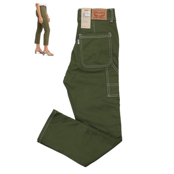 Levi's Denim - Levi's 724 Hi-Rise Slim Straight Leg Cropped Hypersoft Women's Denim Jeans NWT